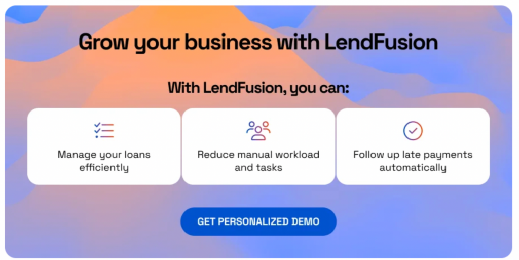 Grow your business with LendFusion CTA